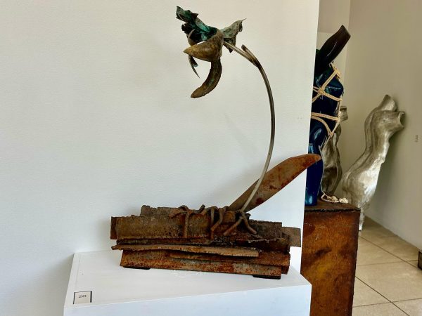 Tabletop Orchid Sculpture